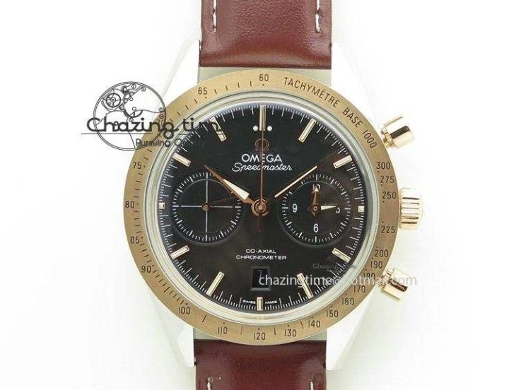 0415 De Ville Date YG MKF 1:1 Best Edition Brown Dial Roman Marker on Brown Leather Strap A OdorResistant 7751